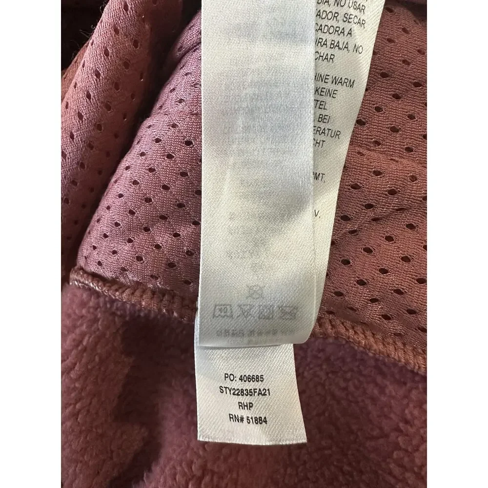Patagonia Women’s Retro Pile Marsupial 1/2 Zip Fleece Rosehip *Company Logo Sm S - Picture 11 of 16